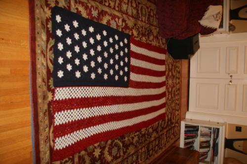 American Flag Afghan