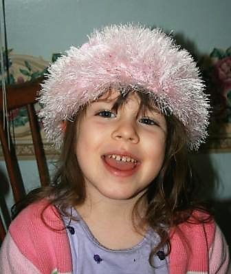 Pink Fuzzy Hat 